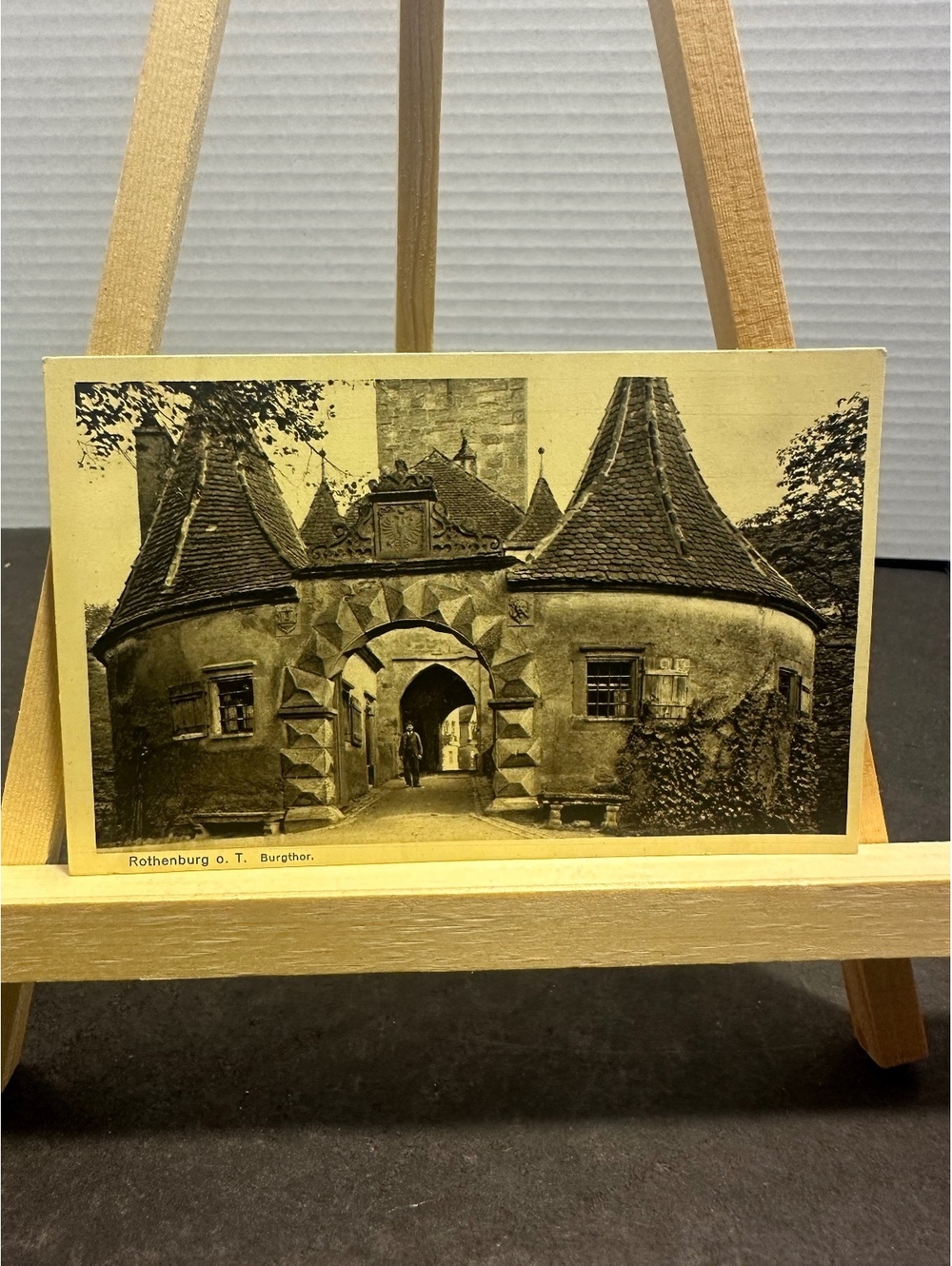 Antique Rothenburg o.T. Burgtor Germany Vintage Postcard Unposted